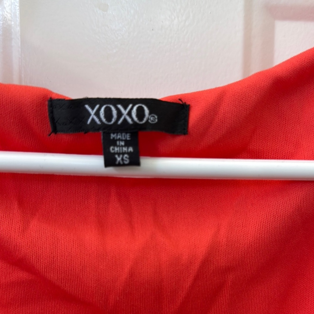 XOXO Coral Sleeveless Mini Dress - Picture 2 of 5